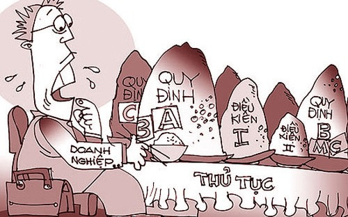 Bộ trưởng Bùi Quang Vinh cho rằng, “Xuất hiện rất nhiều giấy phép con trở lại, doanh nghiệp vẫn bị “đòi phí” trắng trợn”. Ảnh: doanhnhan.vneconomy. Bộ trưởng Bùi Quang Vinh cho rằng, “Xuất hiện rất nhiều giấy phép con trở lại, doanh nghiệp vẫn bị “đòi phí” trắng trợn”. Ảnh: doanhnhan.vneconomy.