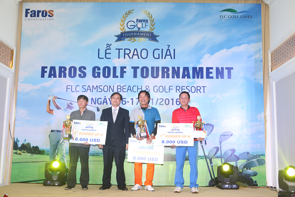 Cùng với giải thưởng Hole in One, các giải thưởng giá trị khác như hàng trăm triệu tiền mặt, thẻ hội viên hai sân golf của Tập đoàn FLC cũng được trao cho các golfer xuất sắc giành chức vô địch và nhất các bảng thi đấu trong 2 ngày. Cùng với giải thưởng Hole in One, các giải thưởng giá trị khác như hàng trăm triệu tiền mặt, thẻ hội viên hai sân golf của Tập đoàn FLC cũng được trao cho các golfer xuất sắc giành chức vô địch và nhất các bảng thi đấu trong 2 ngày.
