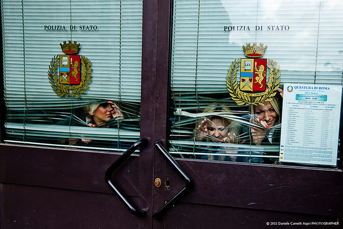 Hoạt động của phong trào FEMEN ở Rome, Italy.