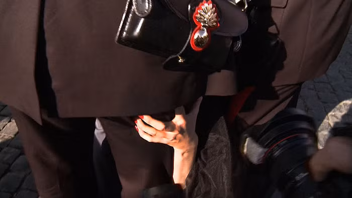 Hoạt động của phong trào FEMEN ở Rome, Italy.