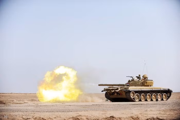 Tăng chiến trường T-72 của Lục quân Iraq