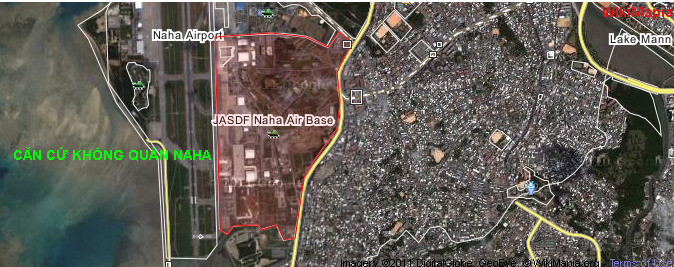 Căn cứ Naha là một trong những căn cứ chính của Không quân phòng vệ Nhật Bản. Căn cứ không quân Naha ban đầu nằm dưới sự chỉ huy và kiểm soát của quân đội Mỹ. Căn cứ Naha là một trong những căn cứ chính của Không quân phòng vệ Nhật Bản. Căn cứ không quân Naha ban đầu nằm dưới sự chỉ huy và kiểm soát của quân đội Mỹ.