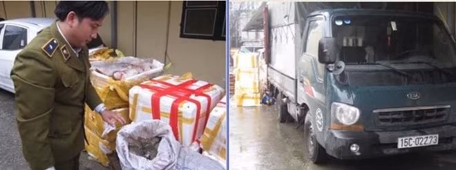 Toàn bộ số hàng và xe tang vật. Toàn bộ số hàng và xe tang vật.