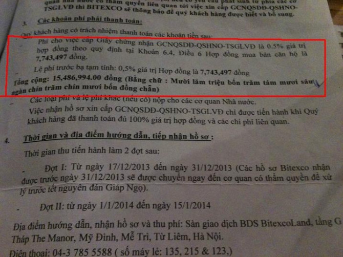 Thông báo về việc nộp hồ sơ xin cấp Giấy chứng nhận quyền sở hữu nhà ở gửi ông Nguyễn.T.A