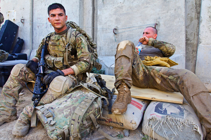 Binh sĩ Mỹ tuần tra tại tỉnh Logar, Afghanistan.