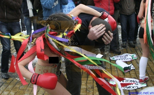 Phong trào FEMEN tại Sofia, Hungary