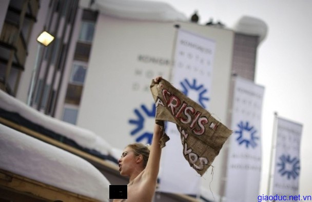 Phong trào FEMEN tại Davos, Thuỵ Sỹ