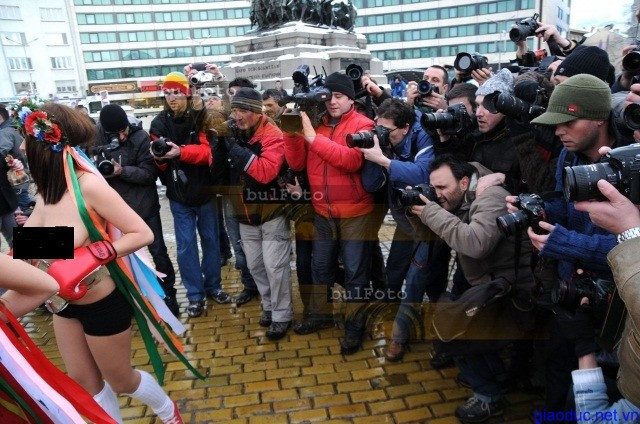 Phong trào FEMEN tại Sofia, Hungary