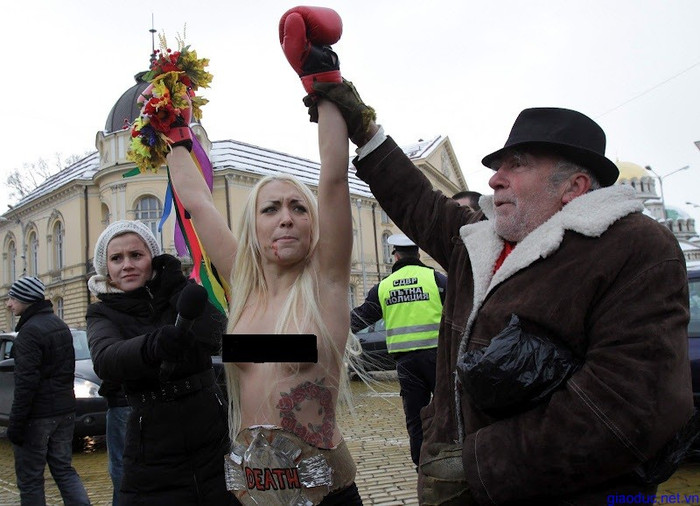 Phong trào FEMEN tại Sofia, Hungary