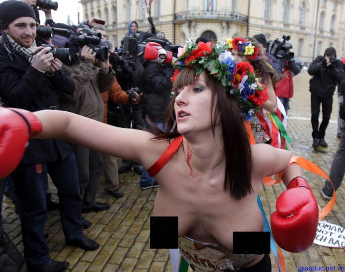 Phong trào FEMEN tại Sofia, Hungary