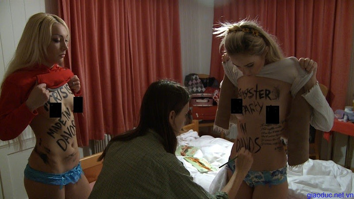 Phong trào FEMEN tại Davos, Thuỵ Sỹ