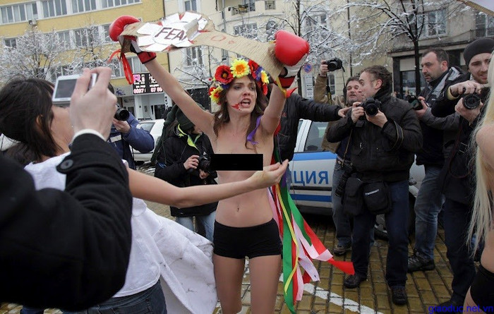 Phong trào FEMEN tại Sofia, Hungary