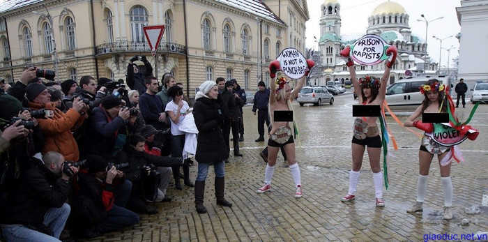 Phong trào FEMEN tại Sofia, Hungary