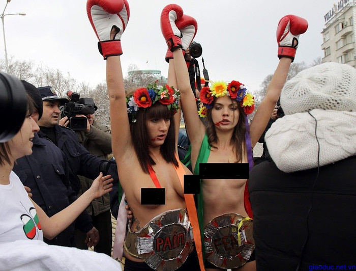 Phong trào FEMEN tại Sofia, Hungary
