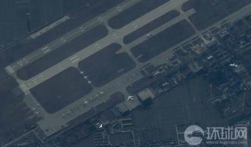 Vệ tinh Mỹ chụp ảnh căn cứ Diêm Lương, miền trung Trung Quốc.