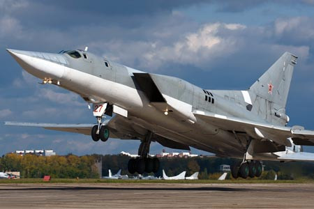 Máy bay ném bom chiến lược TU-22M Backfire của Nga Máy bay ném bom chiến lược TU-22M Backfire của Nga