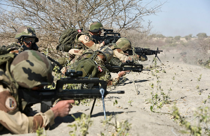 Quân đội Pháp tập trận ở Bờ Biển Ngà