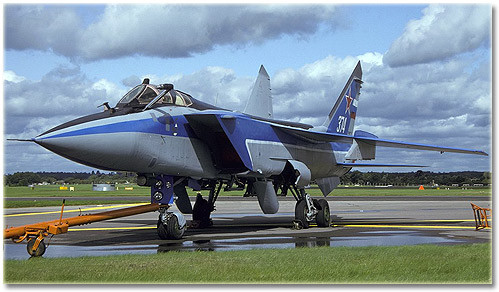 Máy bay MIG-31 (ảnh minh họa) Máy bay MIG-31 (ảnh minh họa)