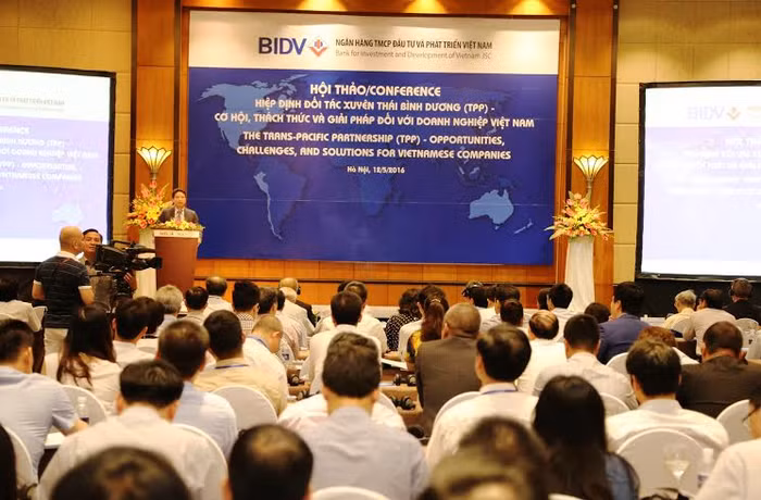 Hội thảo quốc tế với chủ đề “TPP – Cơ hội, thách thức và Giải pháp đối với Doanh nghiệp Việt Nam”.