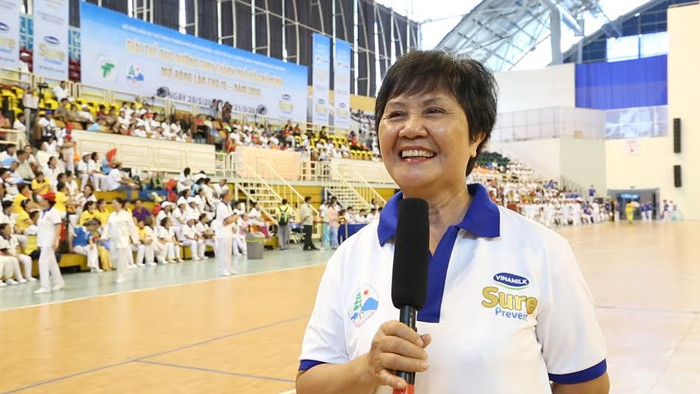 Cô Trương Thị Minh chia sẻ cảm nhận khi tham gia chương trình.