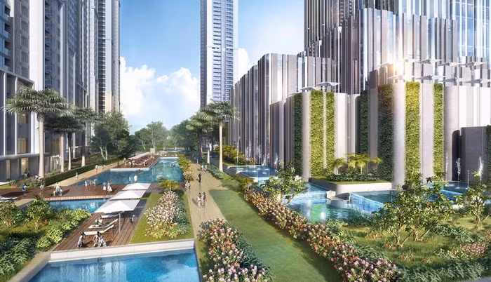 Phối cảnh dự án Vinhomes Golden River. Phối cảnh dự án Vinhomes Golden River.