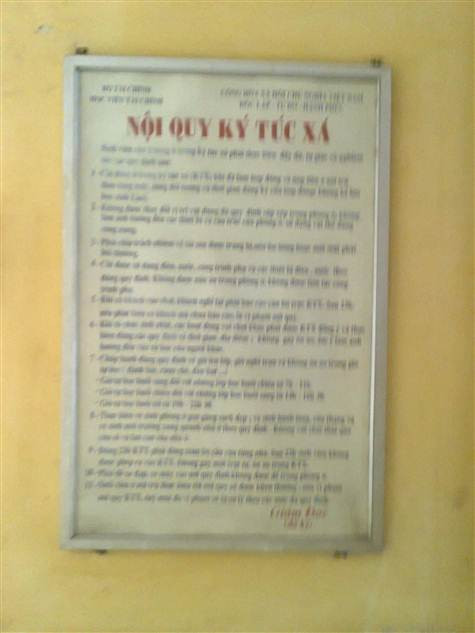 KTX HV Tài Chính: Nổi tiếng về sạch sẽ và trong lành ảnh 6 KTX HV Tài Chính: Nổi tiếng về sạch sẽ và trong lành ảnh 6