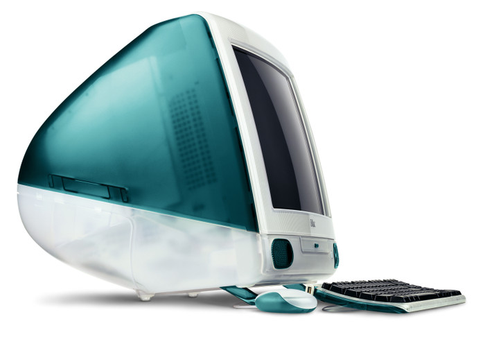 6. iMac (1998) Apple phát hành máy tính iMac “tất cả trong một” với doanh số lên tới hàng triệu chiếc được bán ra. Sản phẩm này giúp Apple hồi phục tài chính và chinh phục được hầu hết người dùng trên toàn cầu.