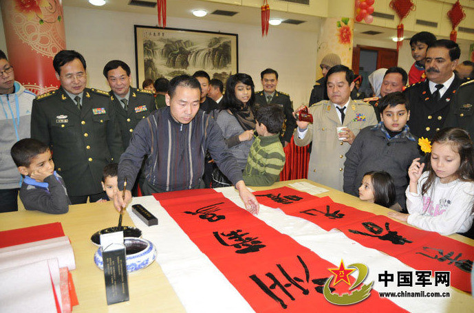 Học viên quân sự nước ngoài đón tết Âm tại Trung Quốc ảnh 14 Học viên quân sự nước ngoài đón tết Âm tại Trung Quốc ảnh 14