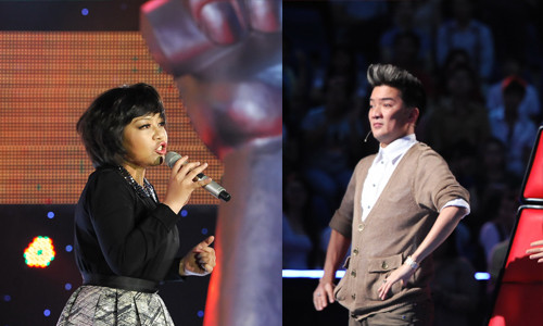 Đàm Vĩnh Hưng: "Anh tự thấy mình may mắn vì đã nổi tiếng trước vì rơi vào thời điểm này chắc chết với em quá! Em là 1 trong những chiến binh hạng nhất của anh nếu em về đội anh. Hãy giúp anh, anh yếu đuối lắm. Anh biết chắc sự thị phạm hay hướng dẫn nó dư thừa vì em hát rất hay, anh biết cách làm em tỏa sáng". Đàm Vĩnh Hưng: "Anh tự thấy mình may mắn vì đã nổi tiếng trước vì rơi vào thời điểm này chắc chết với em quá! Em là 1 trong những chiến binh hạng nhất của anh nếu em về đội anh. Hãy giúp anh, anh yếu đuối lắm. Anh biết chắc sự thị phạm hay hướng dẫn nó dư thừa vì em hát rất hay, anh biết cách làm em tỏa sáng".