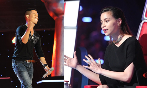 Hồ Ngọc Hà: "Em đang trách mình về giọng hát và sự máu lửa của bạn ấy. Nhưng mà anh đã lựa chọn rồi thì em còn biết nói gì nữa!" Hồ Ngọc Hà: "Em đang trách mình về giọng hát và sự máu lửa của bạn ấy. Nhưng mà anh đã lựa chọn rồi thì em còn biết nói gì nữa!"