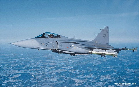 Máy bay chiến đấu JAS-39 Gripen của Thụy Điển Máy bay chiến đấu JAS-39 Gripen của Thụy Điển
