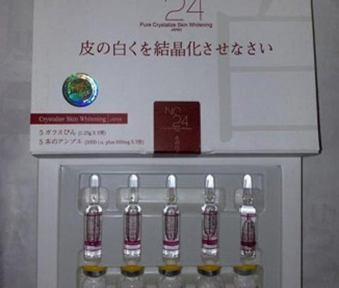 Một số loại thuốc tiêm trắng da đang được quảng cáo hiện nay. Một số loại thuốc tiêm trắng da đang được quảng cáo hiện nay.