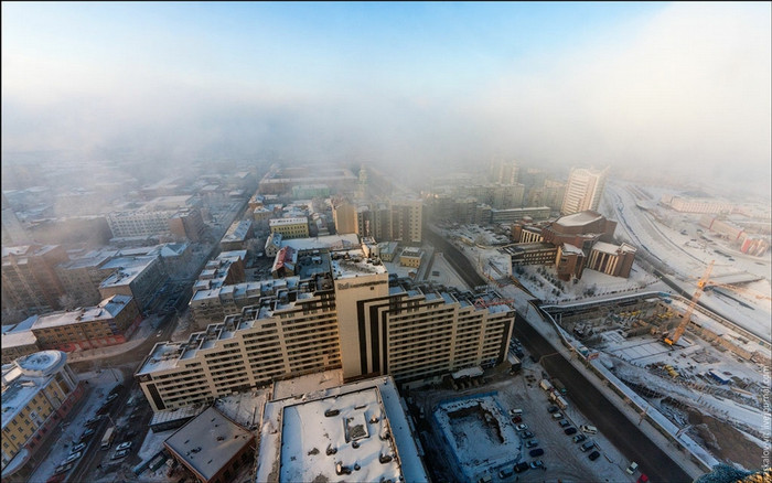 Mùa Đông ở thành phố Krasnoyarsk, Viễn Đông, Nga. Mùa Đông ở thành phố Krasnoyarsk, Viễn Đông, Nga.