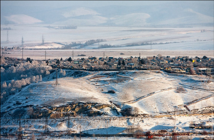 Mùa Đông ở thành phố Krasnoyarsk, Viễn Đông, Nga. Mùa Đông ở thành phố Krasnoyarsk, Viễn Đông, Nga.