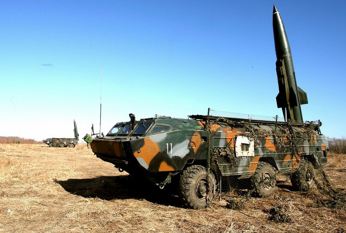 Tên lửa đạn đạo chiến thuật Tochka-U tham gia diễn tập Tên lửa đạn đạo chiến thuật Tochka-U tham gia diễn tập