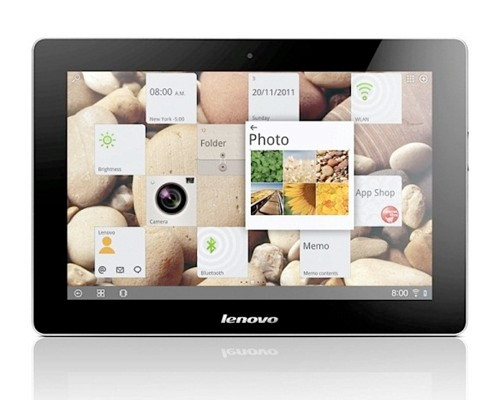 Thay vì trang bị chip lõi tứ như tin đồn, Lenovo sử dụng chíp lõi kép Qualcomm 8960 cho IdeaTab S2. Như nhiều nhà sản xuất phần cứng khác, Lenovo cũng sử dụng giao diện cho riêng sản phẩm của mình, gọi là Mondrian UI. Giao diện này có phần hơi giống với giao diện Metro của Microsoft.