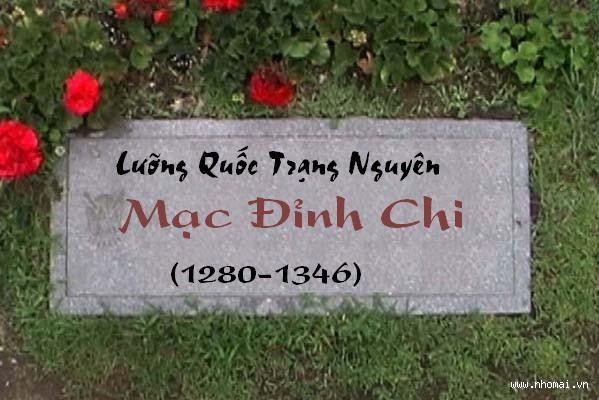 1. Mạc Đĩnh Chi (tuổi Canh Thìn, 1280-1350). Danh sỹ đời Trần Anh Tông, tự Tiết Phu, quê Lũng Động, huyện Chí Linh, Hải Dương. Năm 1304, Mạc Đình Chi đỗ Trạng nguyên năm 24 tuổi. Vua thấy tướng mạo xấu xí có ý chê, ông dâng bài phú “Ngọc tinh liên” (Sen giếng ngọc) khiến vua khâm phục. Ông làm quan trải ba triều Anh Tông, Minh Tông và Hiến Tông, thăng đến Tả bộc xạ Đại liên ban. Ông từng đi Trung Quốc hai lần, được các danh sỹ nước ngoài khen ngợi, khâm phục. 1. Mạc Đĩnh Chi (tuổi Canh Thìn, 1280-1350). Danh sỹ đời Trần Anh Tông, tự Tiết Phu, quê Lũng Động, huyện Chí Linh, Hải Dương. Năm 1304, Mạc Đình Chi đỗ Trạng nguyên năm 24 tuổi. Vua thấy tướng mạo xấu xí có ý chê, ông dâng bài phú “Ngọc tinh liên” (Sen giếng ngọc) khiến vua khâm phục. Ông làm quan trải ba triều Anh Tông, Minh Tông và Hiến Tông, thăng đến Tả bộc xạ Đại liên ban. Ông từng đi Trung Quốc hai lần, được các danh sỹ nước ngoài khen ngợi, khâm phục.