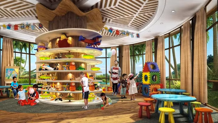Hệ thống khu vui chơi trẻ em tiện ích tại Premier Village Phu Quoc Resort.