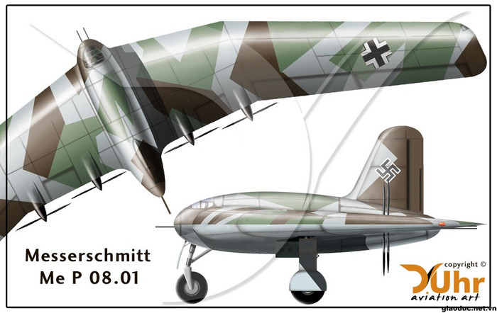 Messerschmitt Me P.08.01 Messerschmitt Me P.08.01