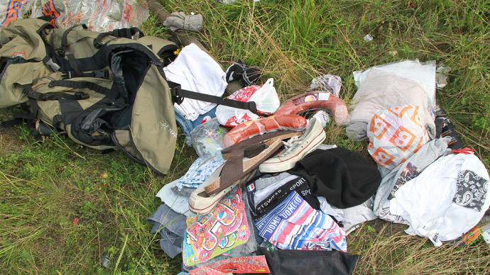 Đồ đạc, hành lý của các du khách xấu số