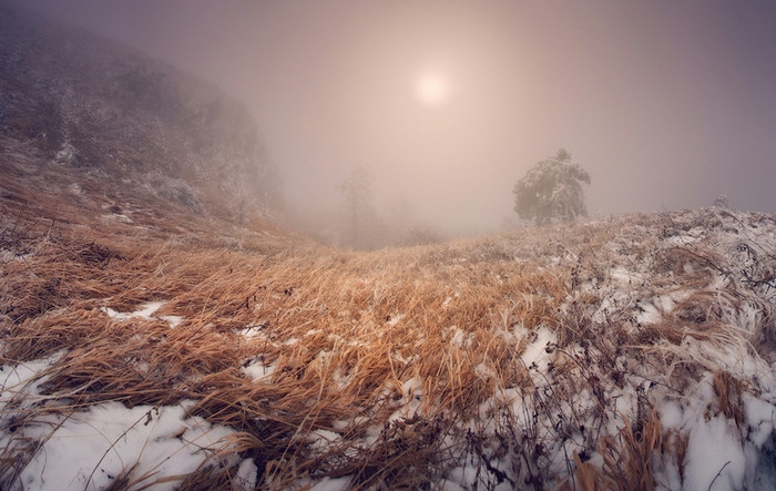Mùa đông trên bán đảo Crimea