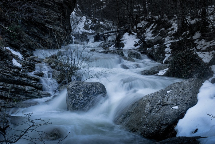 Mùa đông trên bán đảo Crimea