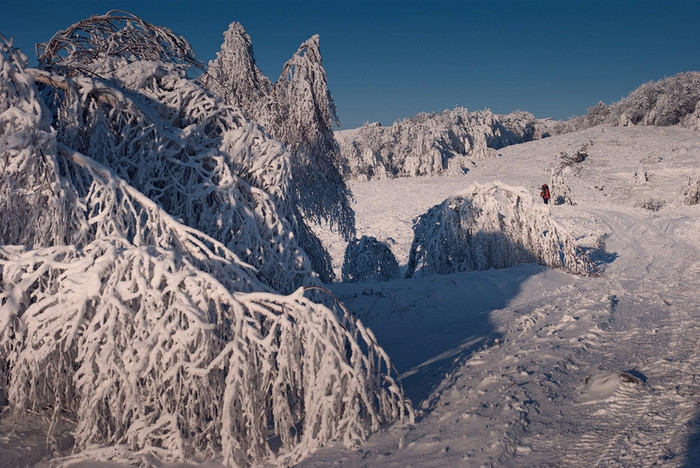 Mùa đông trên bán đảo Crimea