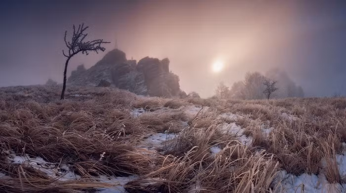Mùa đông trên bán đảo Crimea