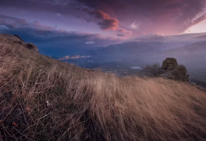 Mùa đông trên bán đảo Crimea