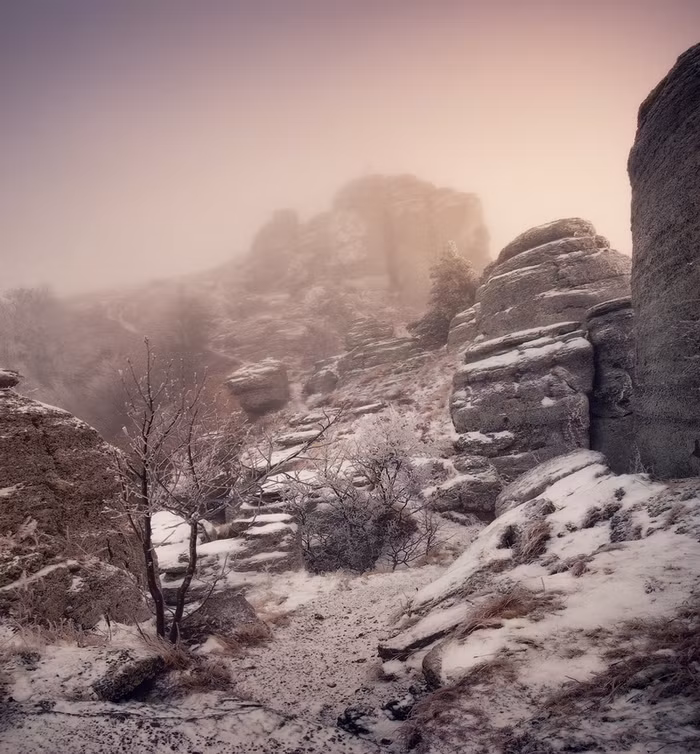 Mùa đông trên bán đảo Crimea