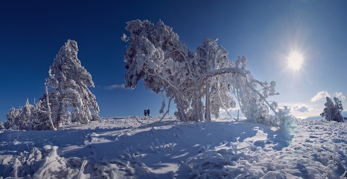 Mùa đông trên bán đảo Crimea
