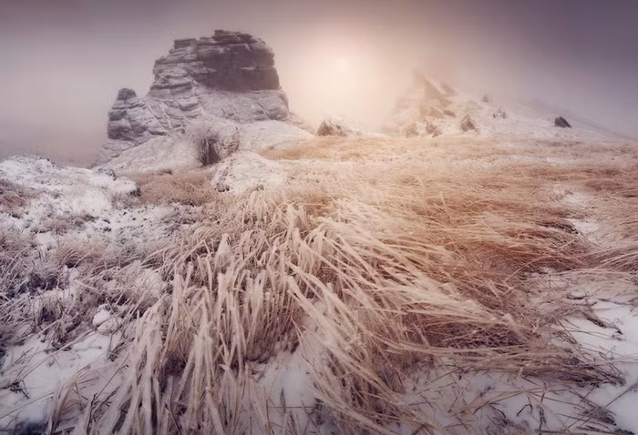 Mùa đông trên bán đảo Crimea