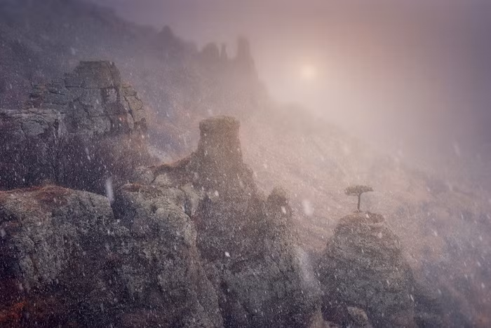 Mùa đông trên bán đảo Crimea