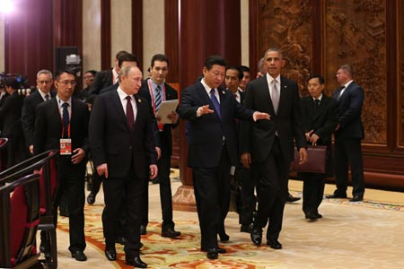 Lãnh đạo Mỹ - Trung - Nga tại APEC 2014 Lãnh đạo Mỹ - Trung - Nga tại APEC 2014